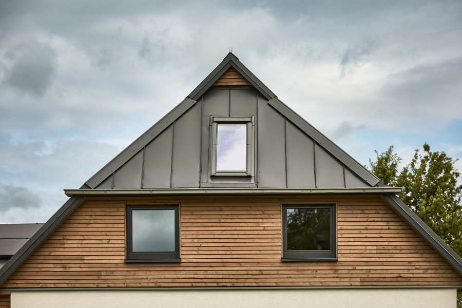 Charming combination of wood and steel profiles, Im Ziek 1, 27374 Visselhövede, Germany